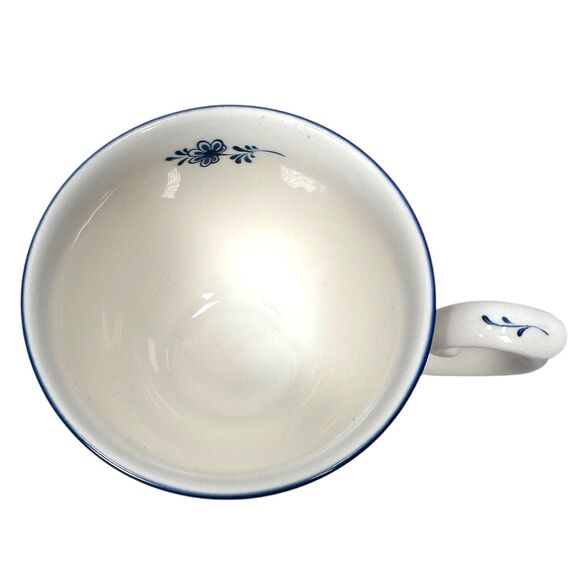 Vintage Noritake Craftone Tea Cups Lot of 5 Porcelain Blue White Floral - Picture 6 of 9